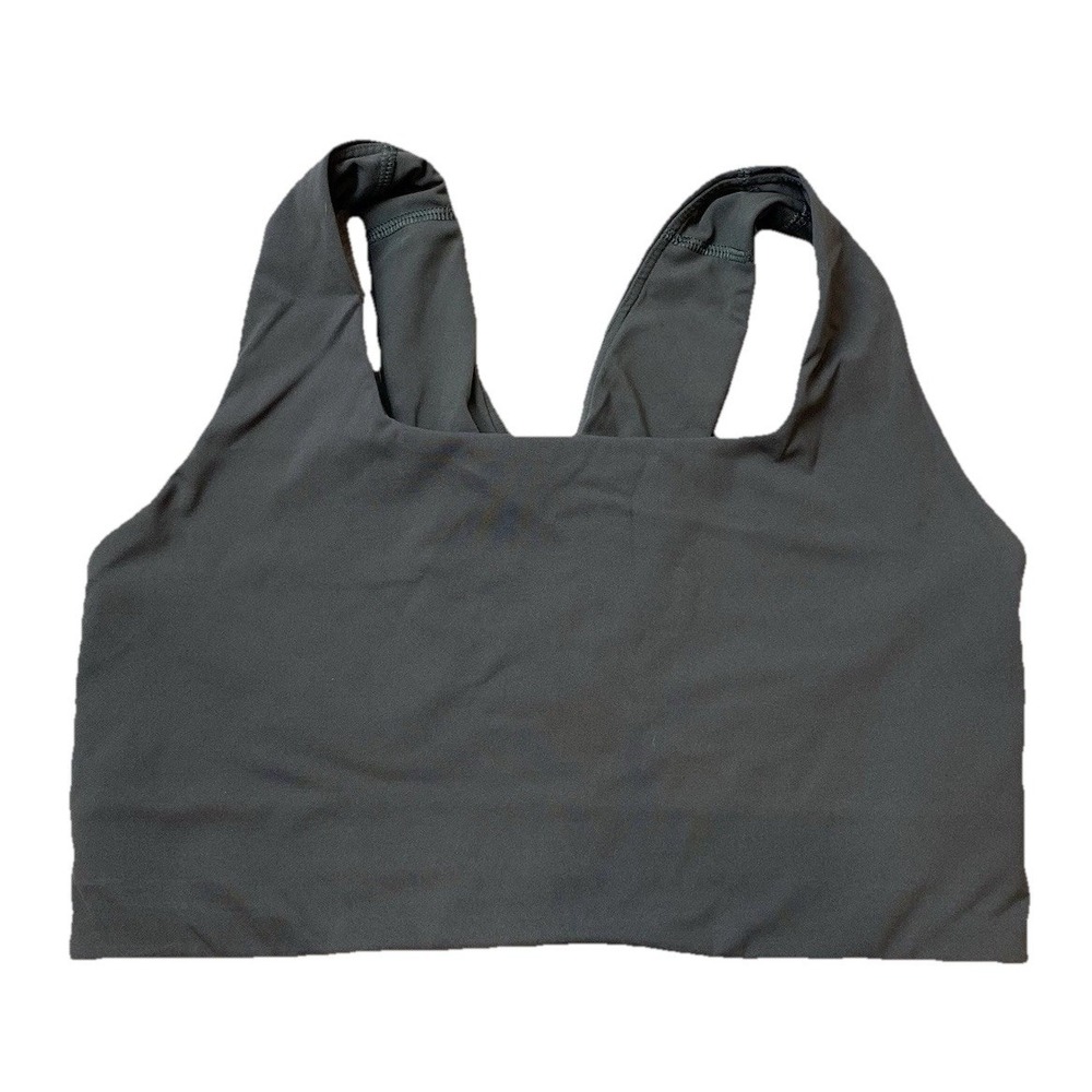 Free People Movement Athletic Cross Back Sports Bra Women's M Gray Athleisure